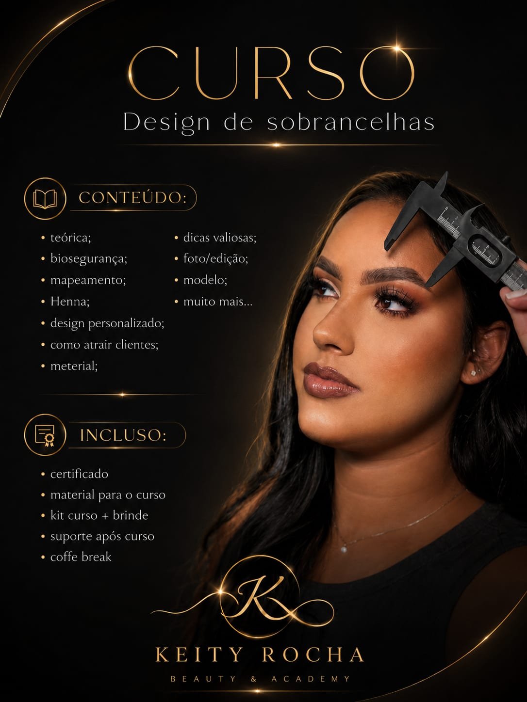 Curso Design de Sobrancelhas — Keity Rocha Beauty Academy
